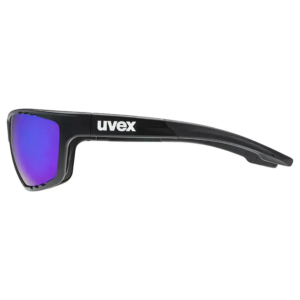 Uvex Sportstyle 706 CV Sport Zonnebril Zwart met Mirror Lavender Lens