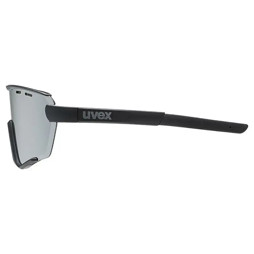 Uvex Sportstyle 236 S Set Sport Zonnebril Zwart met Mirror Silver Lens