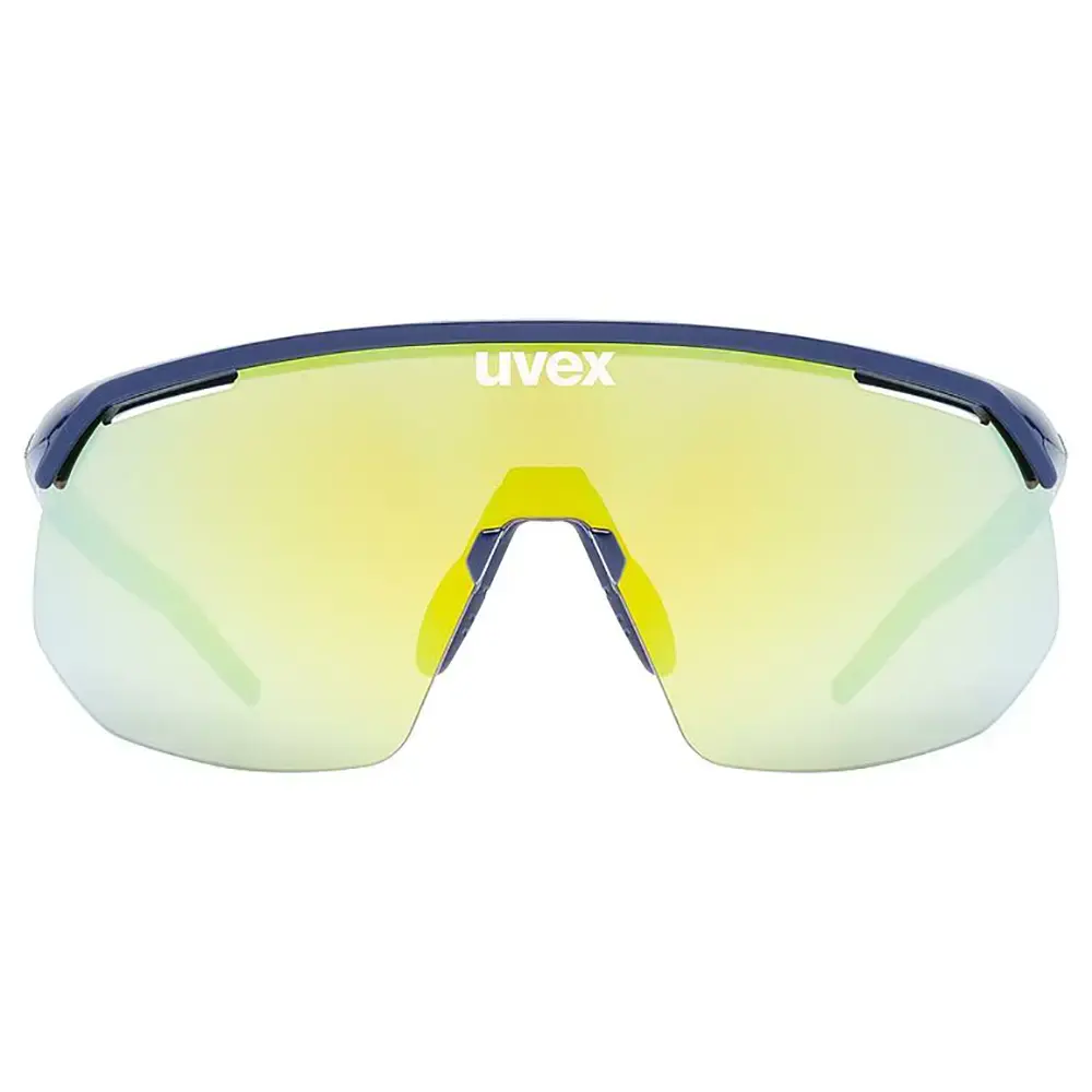 Uvex Pace One Sport Zonnebril Blauw met Mirror Yellow Lens