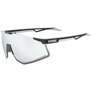 Uvex Pace Perform CV Sport Zonnebril Mat Zwart met Silver Lens
