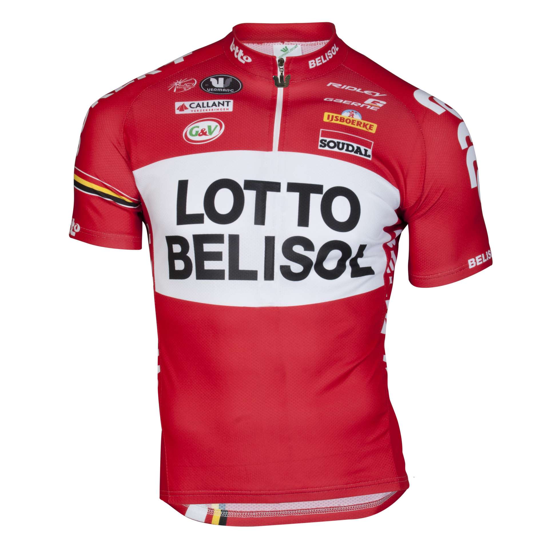 Vermarc Lotto-Belisol Fietsshirt Korte Mouwen 2014