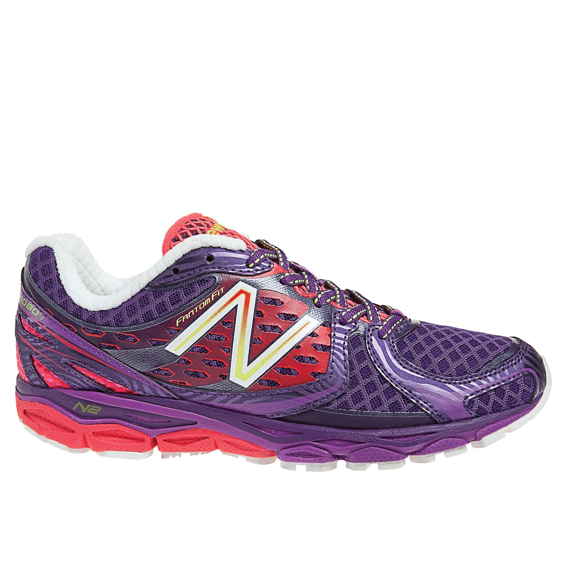 New Balance W1080 B Hardloopschoen Paars/Roze Dames (Neutraal)