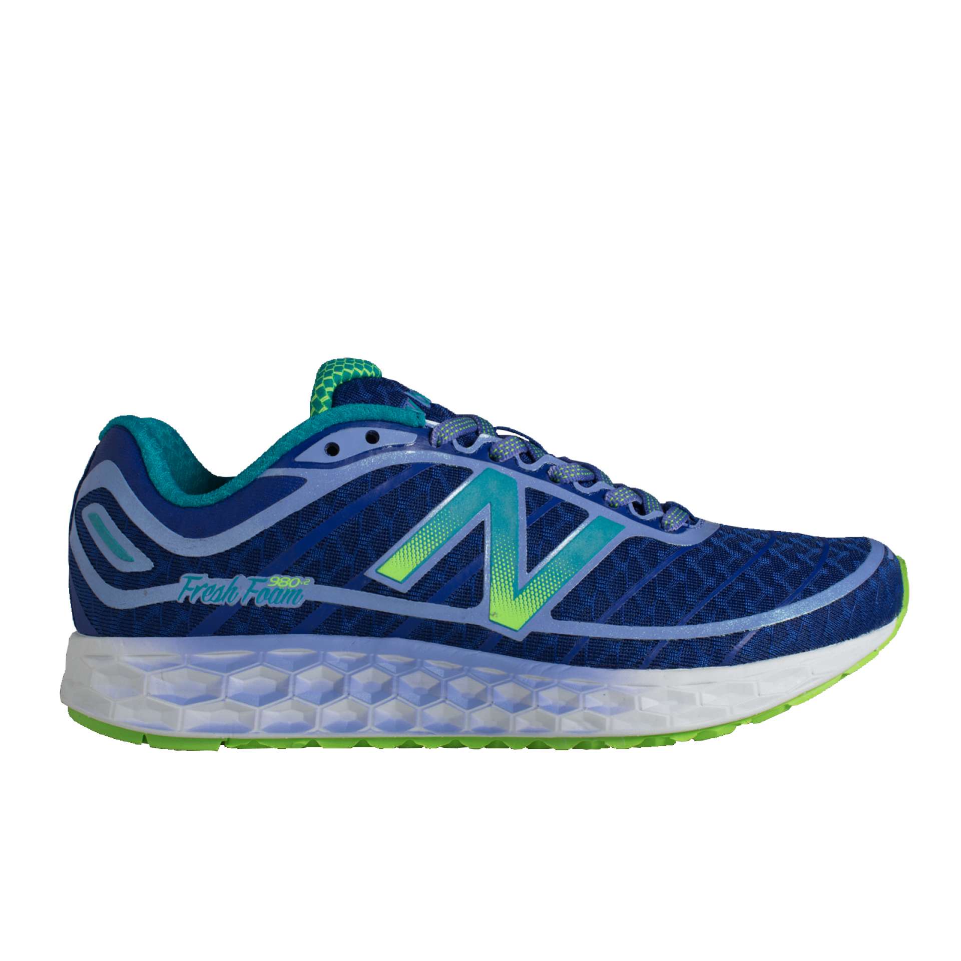 Balance W980 Fresh Foam Boracay Hardloopschoenen Blauw/Groen Dames koop je bij Futurumshop.nl