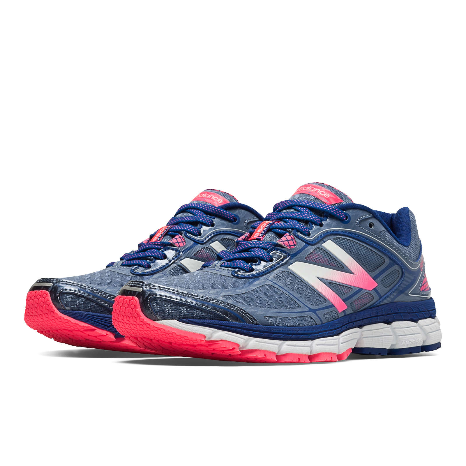 New Balance W860v5 Hardloopschoenen Zilver/Paars Dames