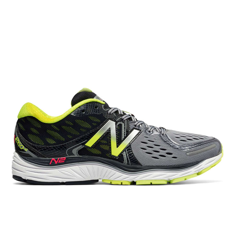 New Balance M1260 D V6 Hardloopschoenen Grijs/Geel Heren