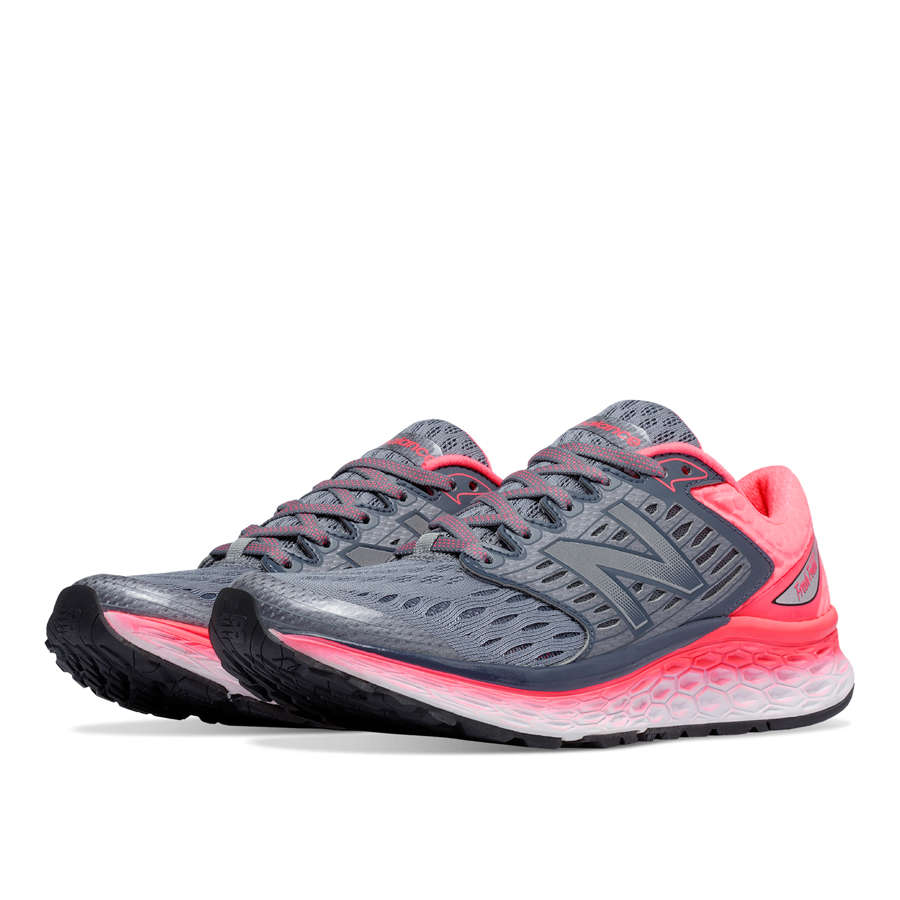 New Balance W1080 B V6 Hardloopschoenen Roze/Grijs Dames