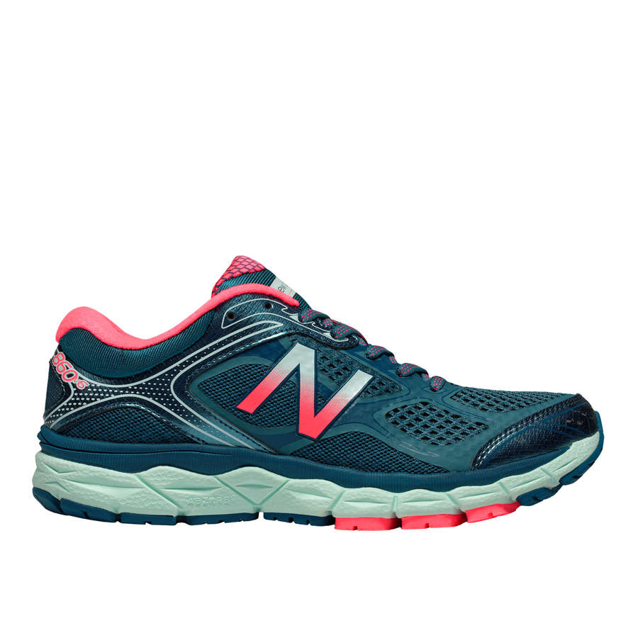 New Balance W860 B V6 Q4 Hardloopschoenen Blauw/Roze Dames