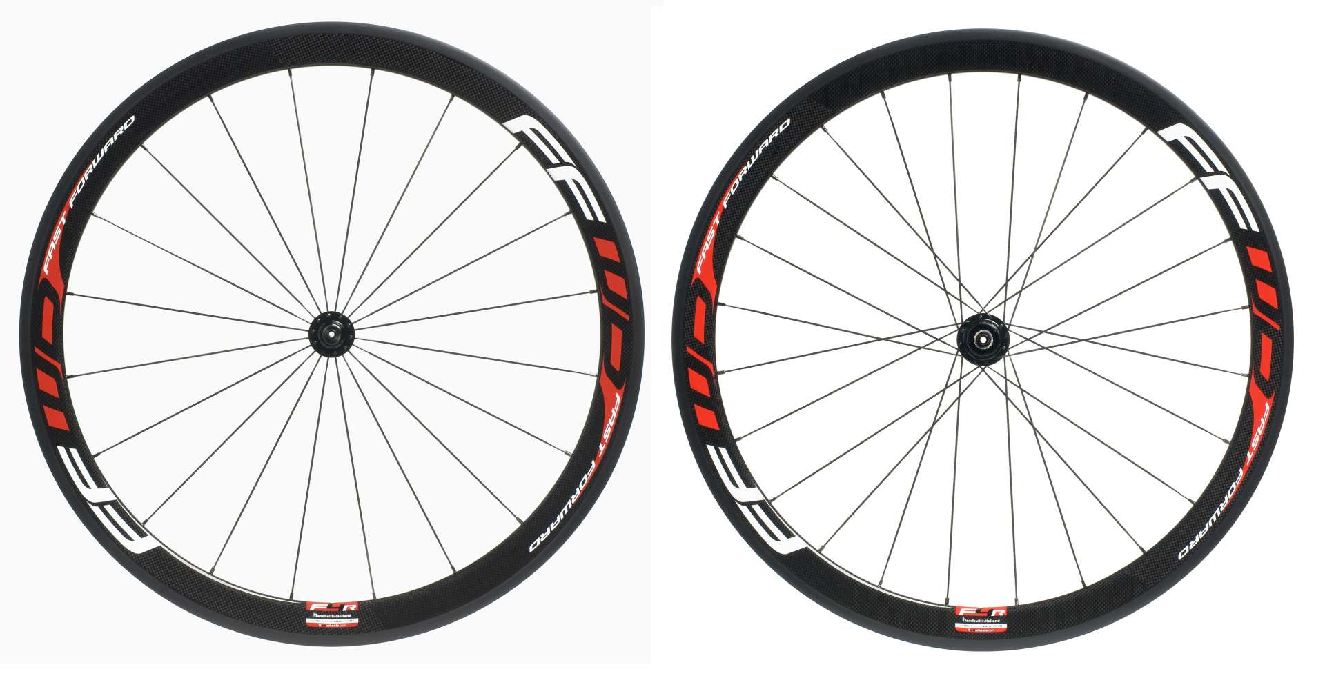 Fast Forward F4R Carbon Clincher Wielset met DT Swiss 240S Naaf Rood