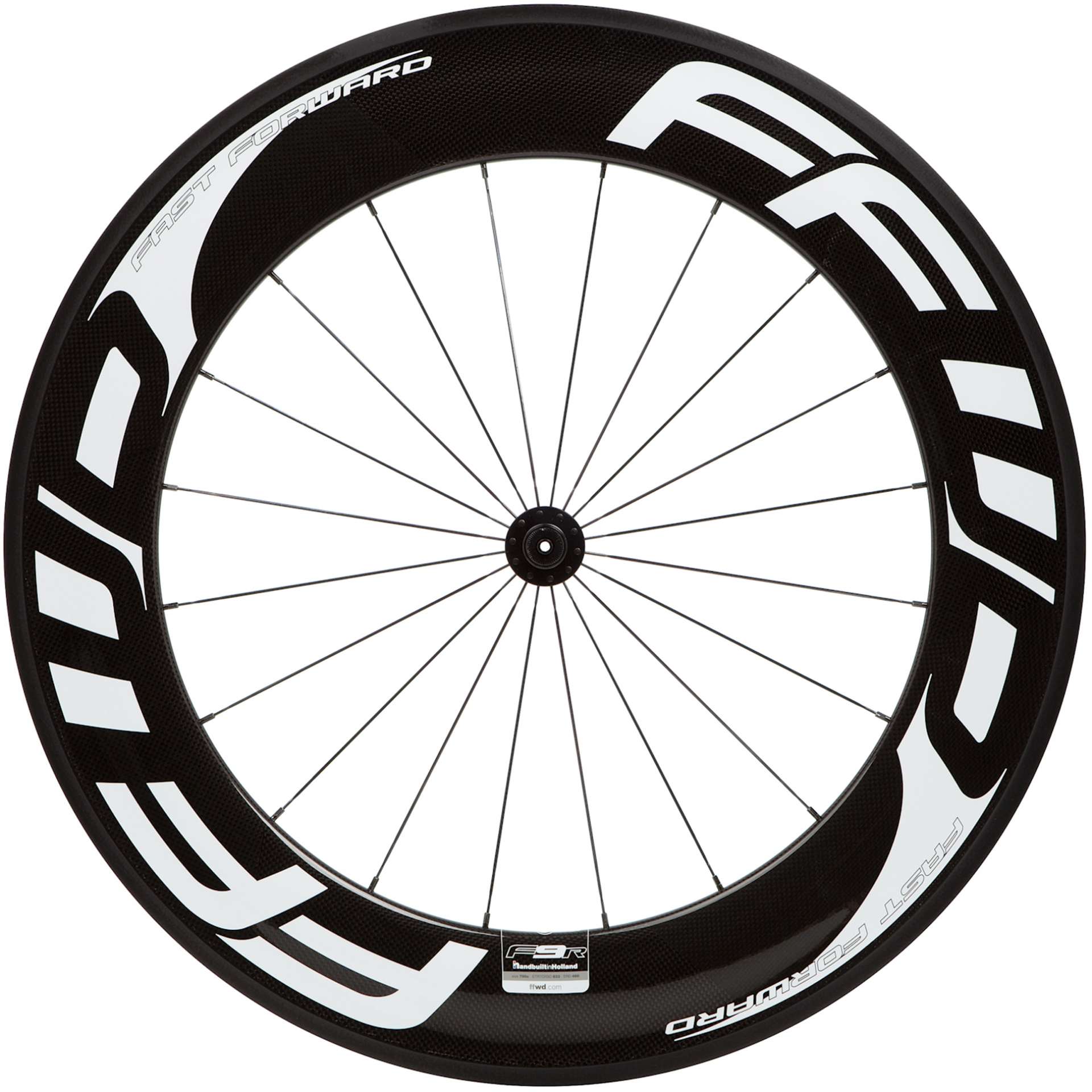 Fast Forward F9R Full Carbon Clincher Wielset Wit met DT Swiss 240S Naaf