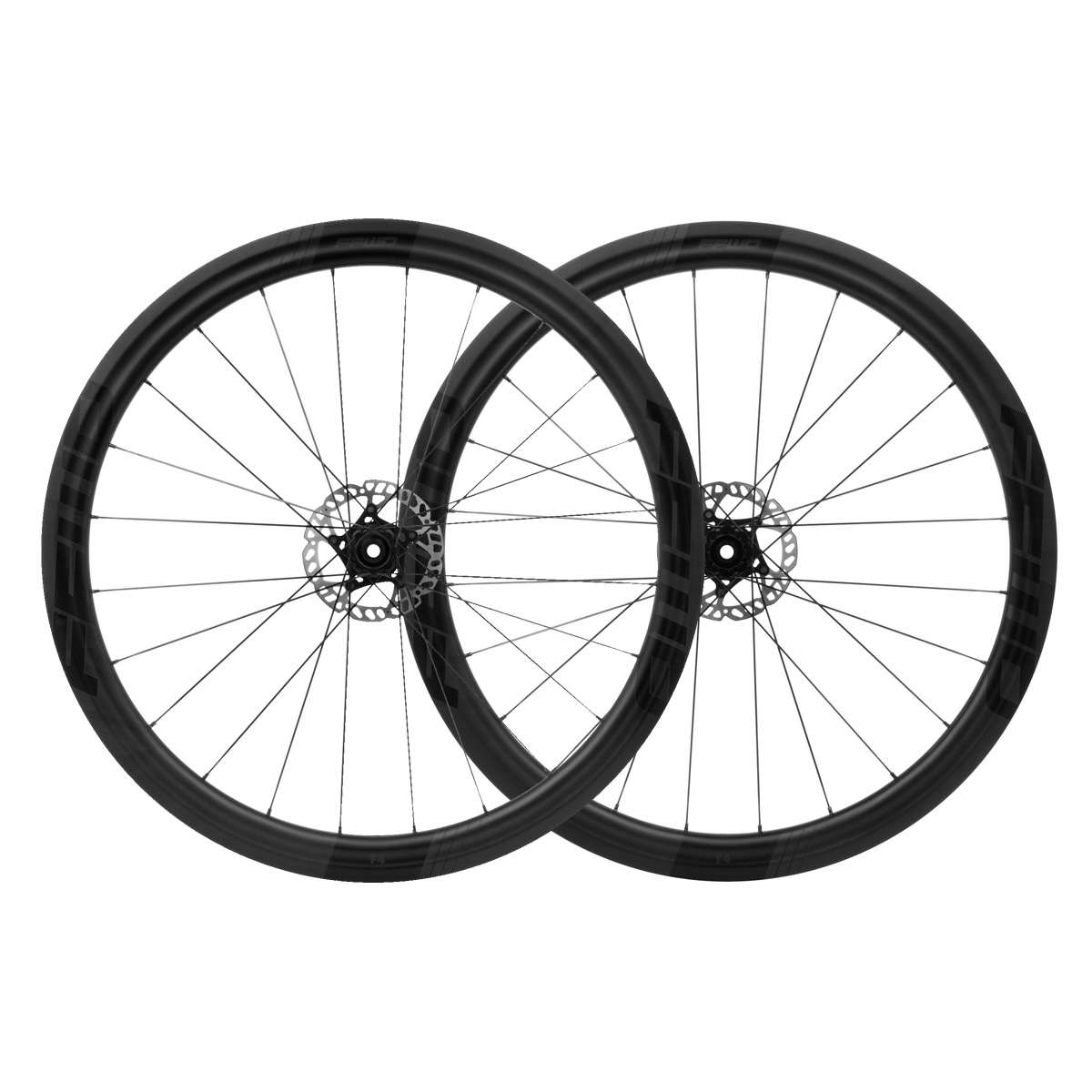 Fast Forward F4D Full Carbon Clincher Disc Wielset met DT Swiss DT350 Naaf Zwart