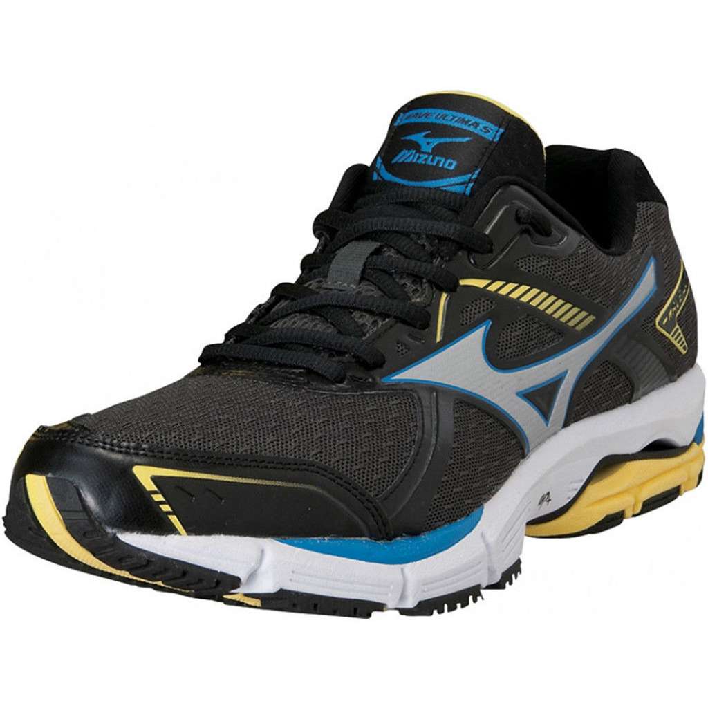 Mizuno Wave Ultima 5 Hardloopschoenen Zwart/Geel/Blauw Heren