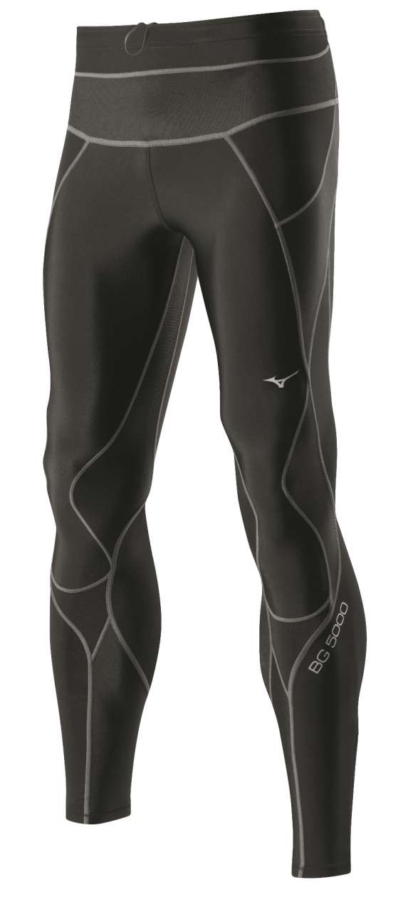 Mizuno Biogear BG5000 Hardloopbroek Lang Zwart/Grijs Heren