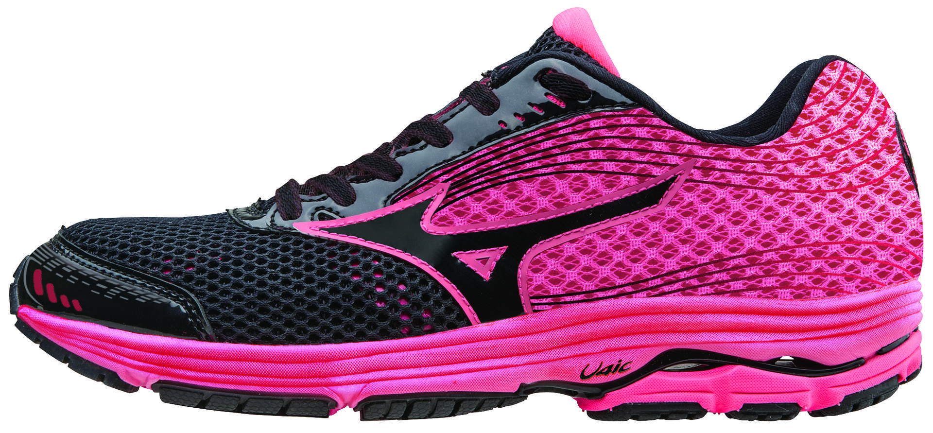 Mizuno Wave Sayonara 3 Hardloopschoenen Zwart/Neon Roze Dames