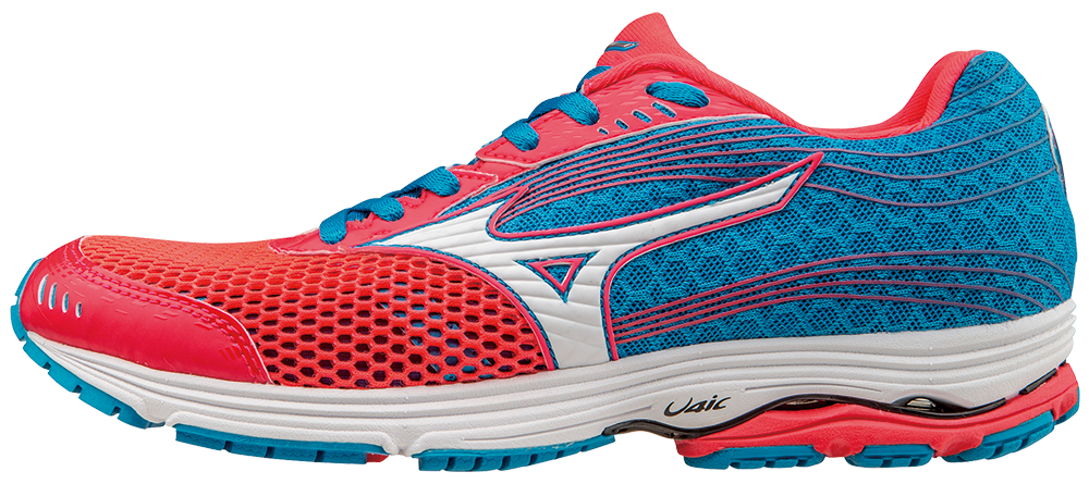 Mizuno Wave Sayonara 3 Hardloopschoenen Roze/Wit/Blauw Dames