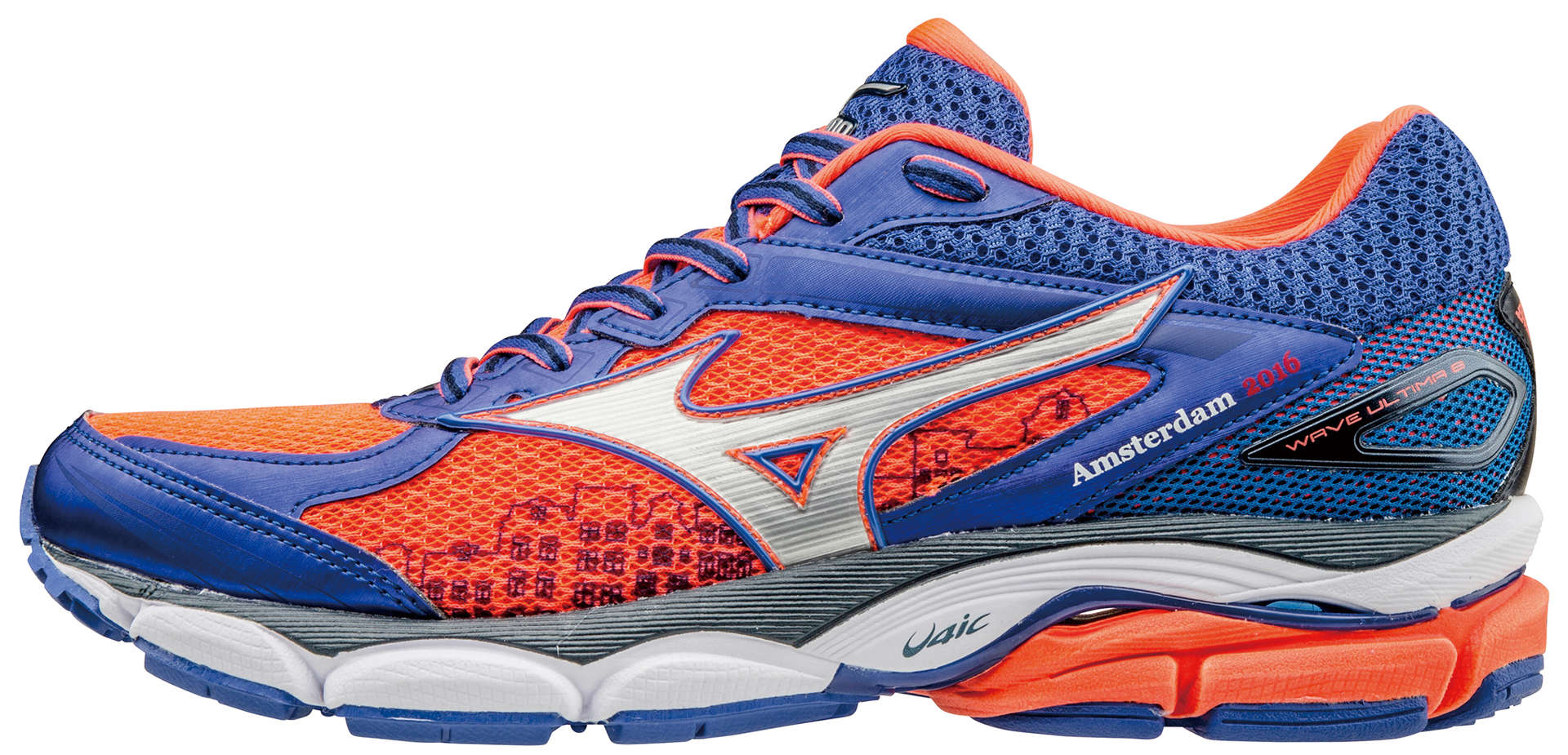 Mizuno Wave Ultima 8 Hardloopschoenen Roze/Zilver/Blauw Dames 