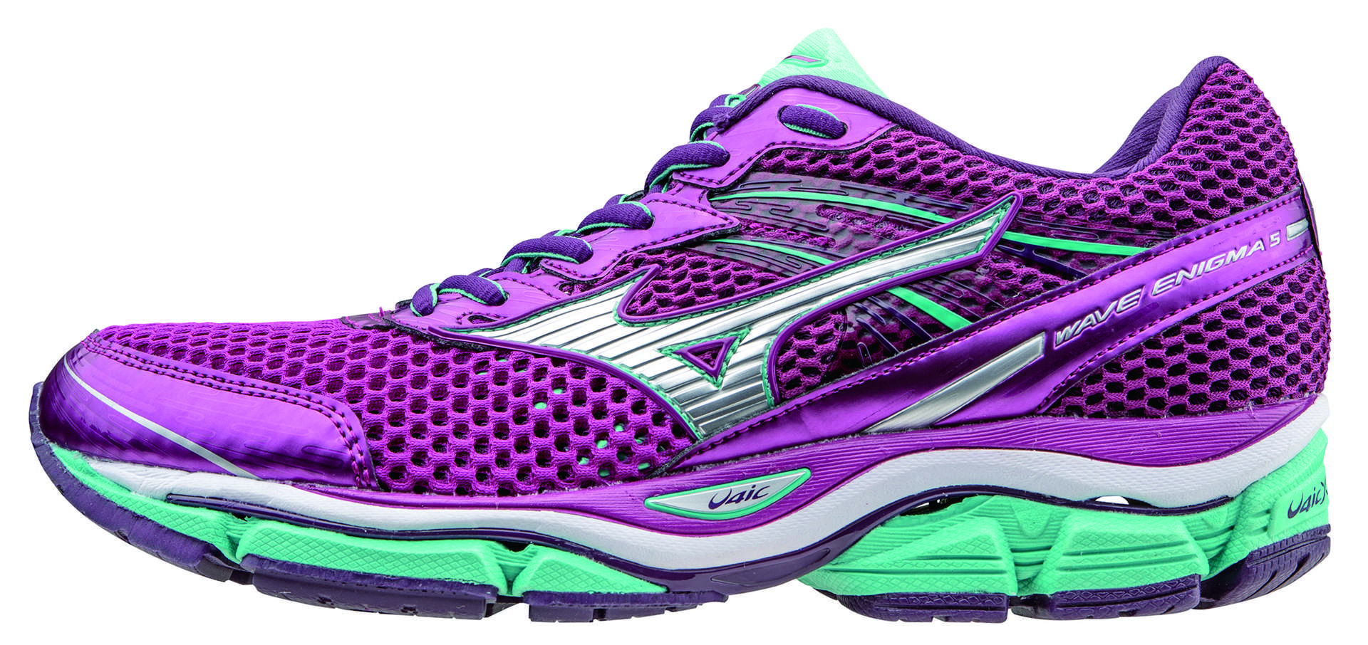 Mizuno Wave Enigma 5 Hardloopschoenen Paars/Groen Dames