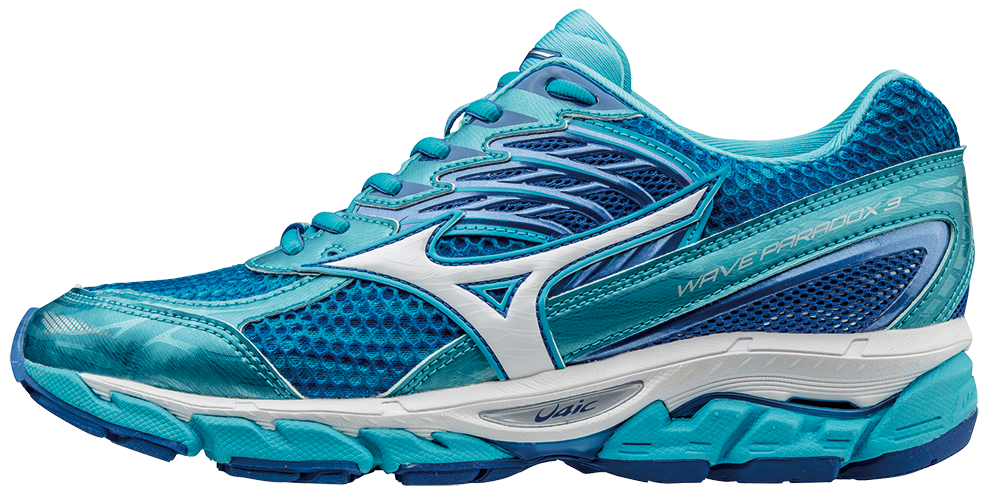 Mizuno Wave Paradox 3 Hardloopschoenen Blauw/Wit Dames