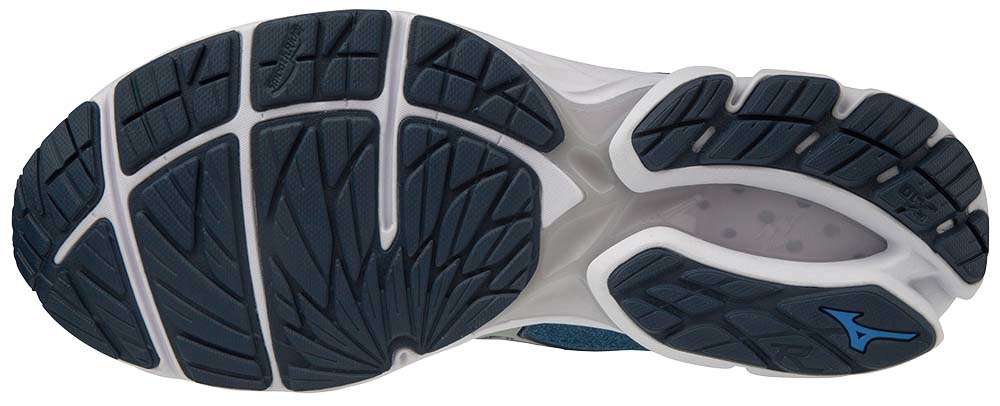 Mizuno Wave Rider 23 Hardloopschoenen Donkerblauw Blauw Wit Heren koop je bij Futurumshop
