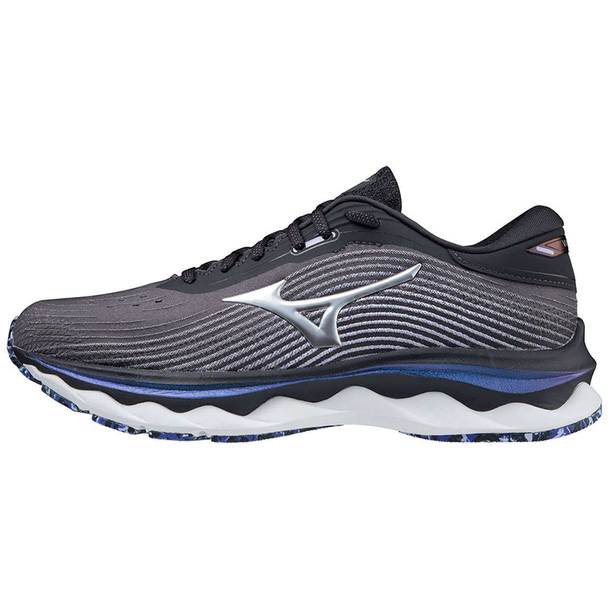 Mizuno Wave Sky 5 Hardloopschoenen Grijs/Paars/Wit Dames