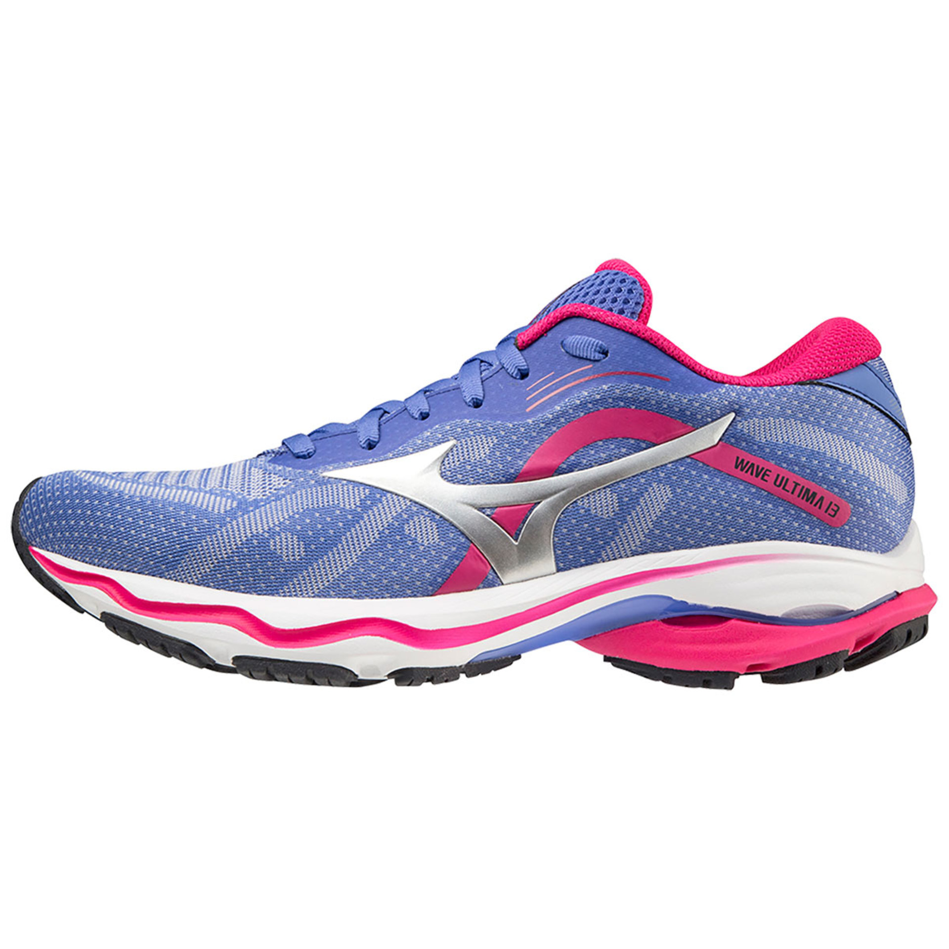 Mizuno Wave Ultima 13 Hardloopschoenen Blauw/Zilver/Roze Dames