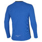 Mizuno DryAeroFlow HZ Hardloopshirt Lange Mouwen Zwart/Blauw Heren