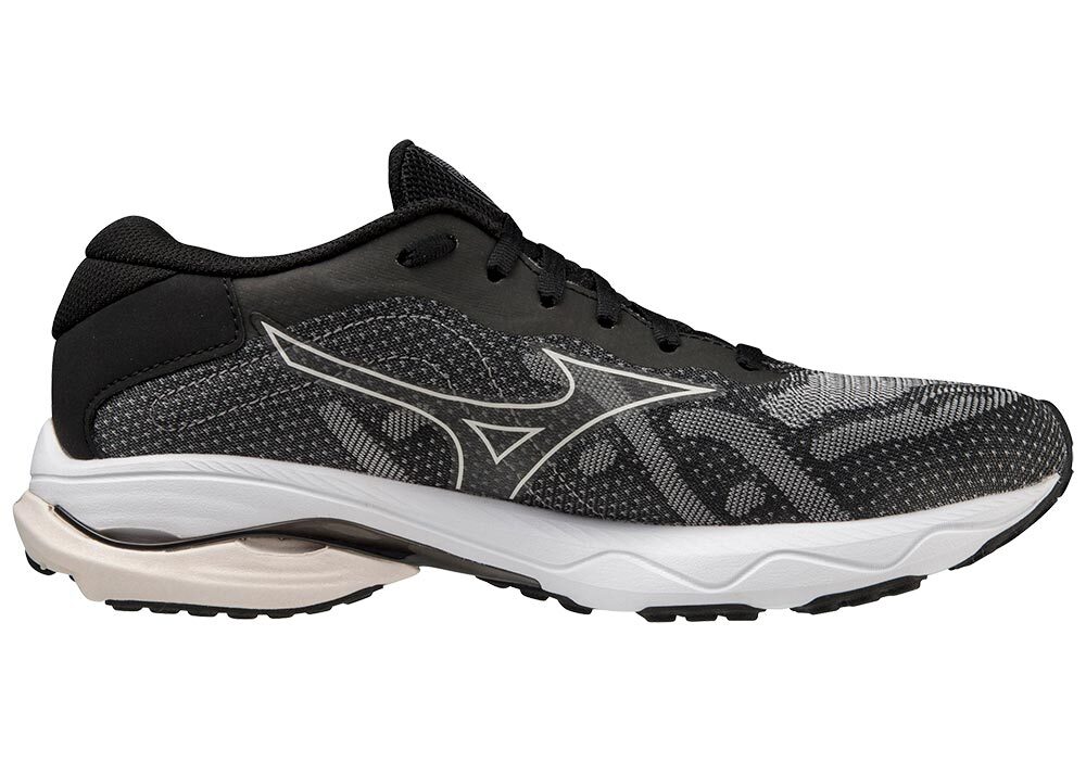 Mizuno Wave Ultima 14 Hardloopschoenen Zwart/Zilver Dames