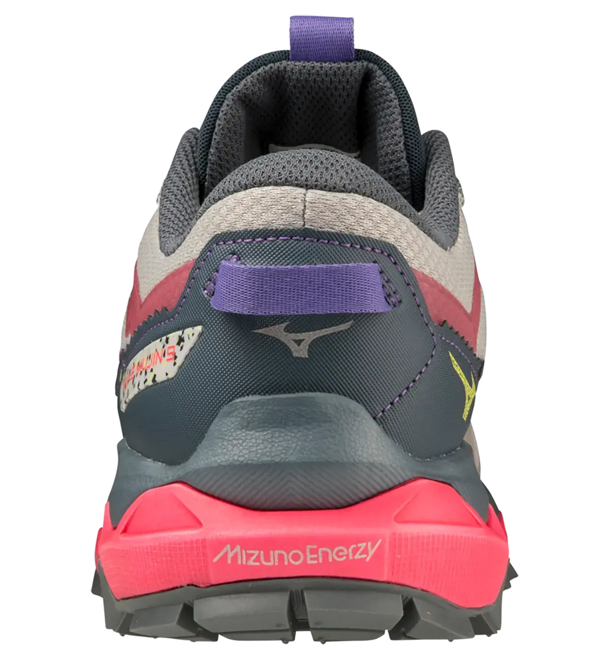 Mizuno Wave Mujin 9 Trail Hardloopschoenen Grijs/Roze Dames