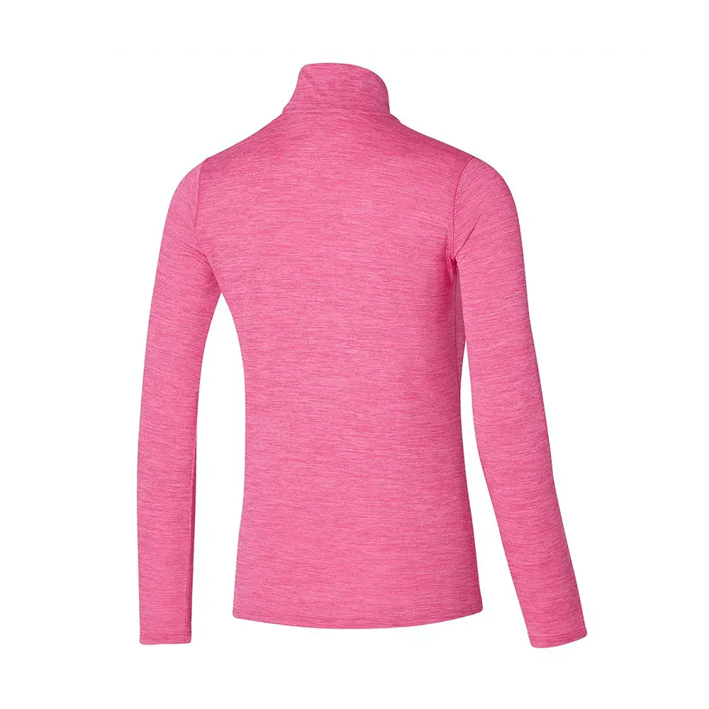 Mizuno Impulse Core HZ Hardloopshirt Lange Mouwen Roze Dames