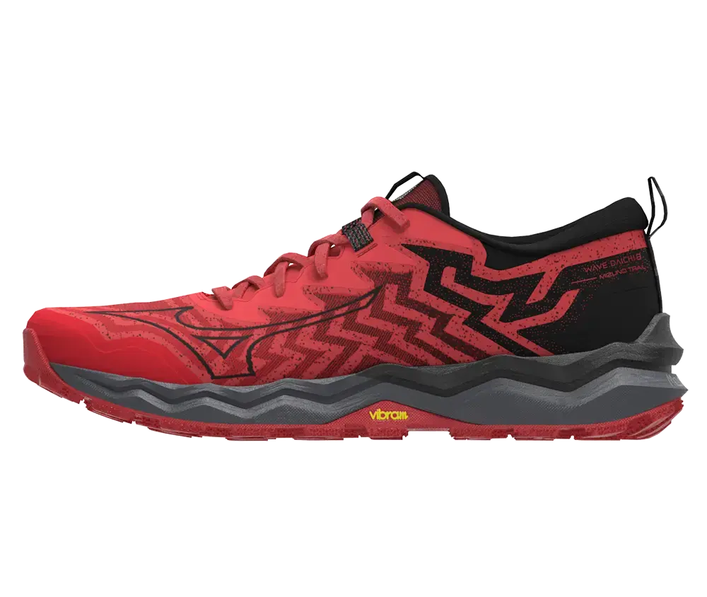 Mizuno Wave Daichi 8 Trail Hardloopschoenen Rood/Zwart Heren