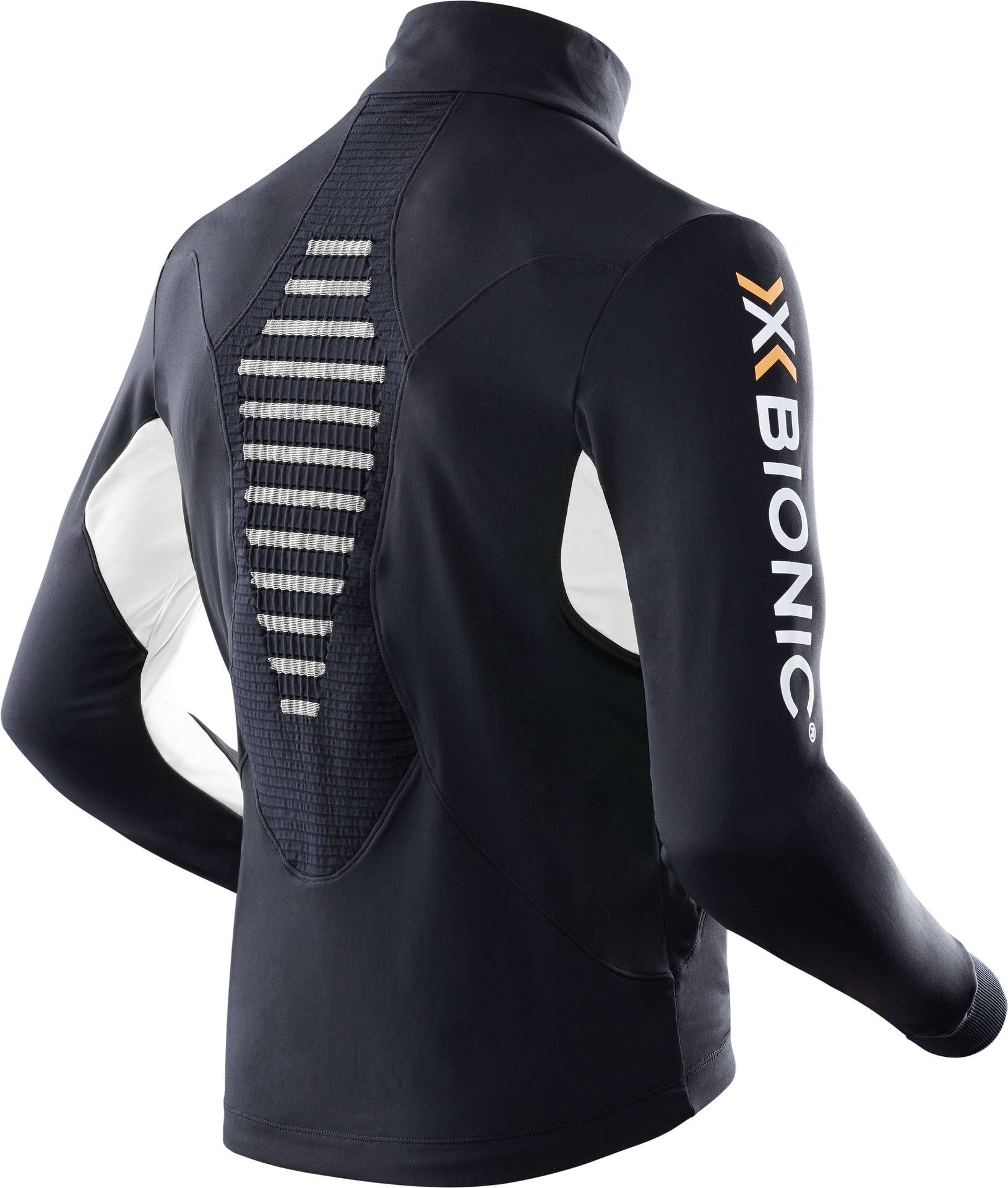 XBionic Ski Racoon 2nd Layer Full Zip Jack Zwart/Wit Heren koop je bij