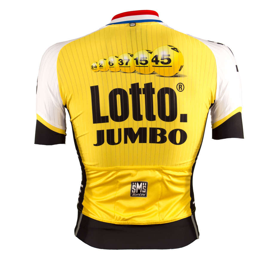 Santini Team LottoNL-Jumbo Aero Fietsshirt korte mouwen 2016