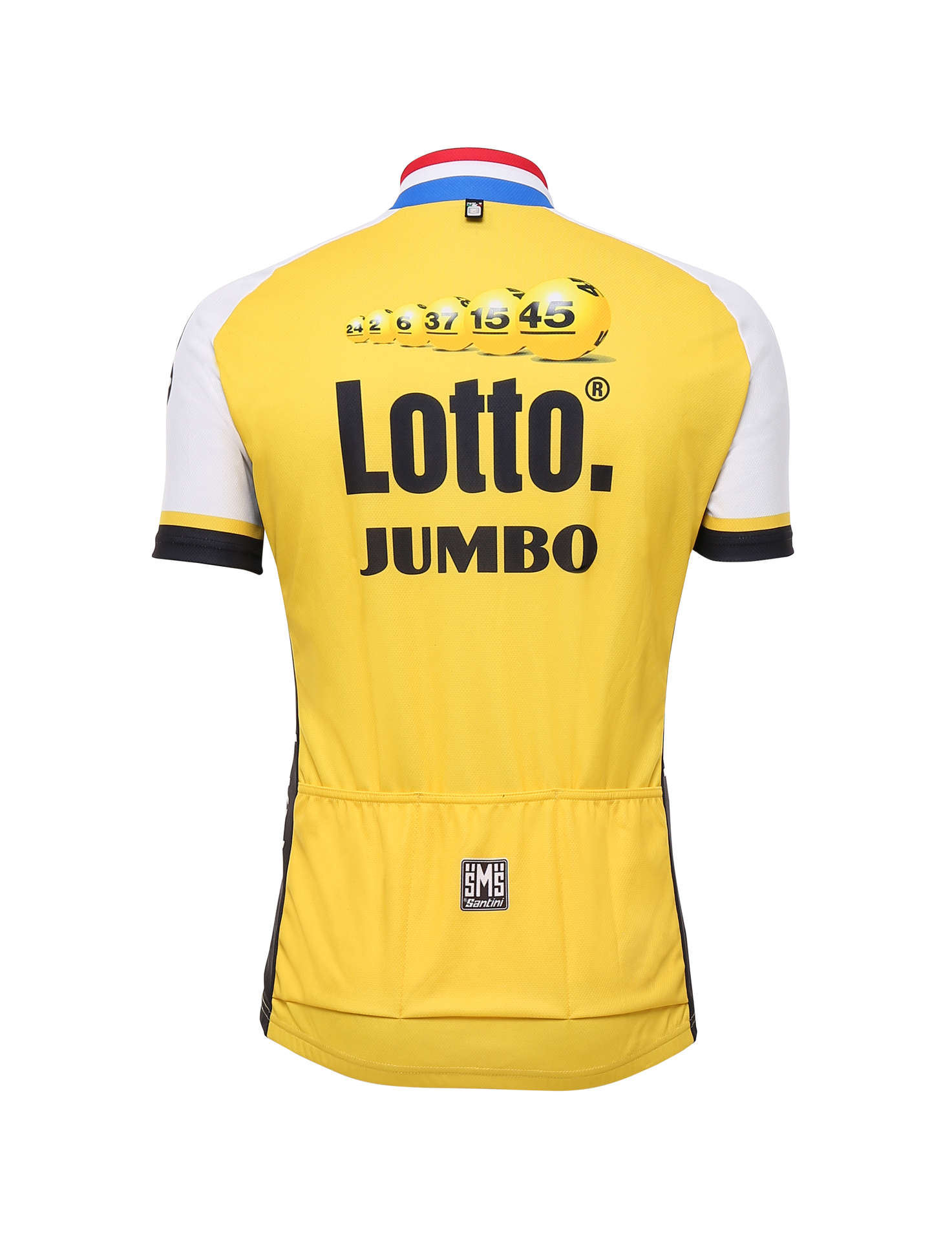 Santini Team LottoNL-Jumbo Replica Fietsshirt korte mouwen 2016