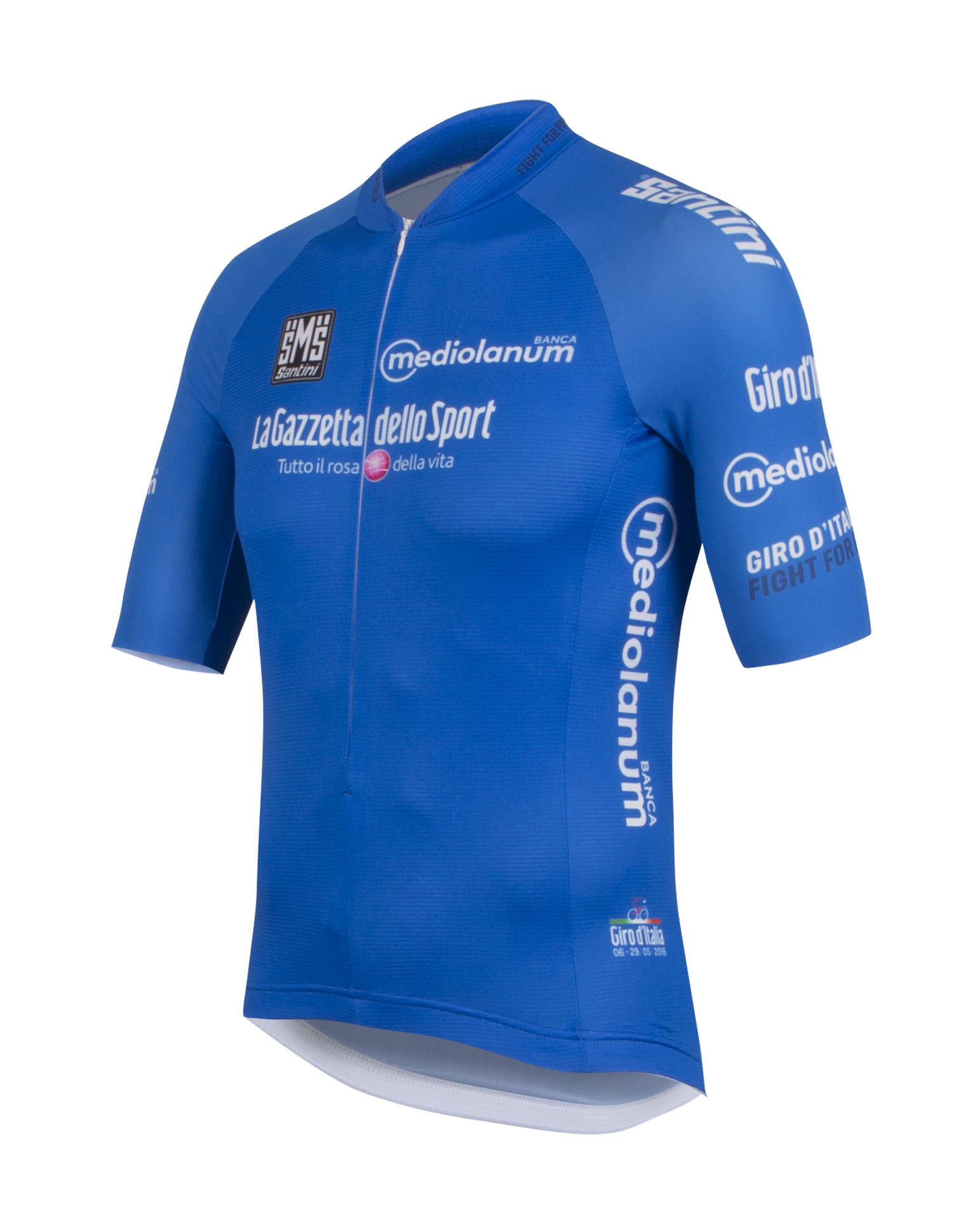 Santini Giro d`Italia Blauwe Leiderstrui Bergklassement 2016