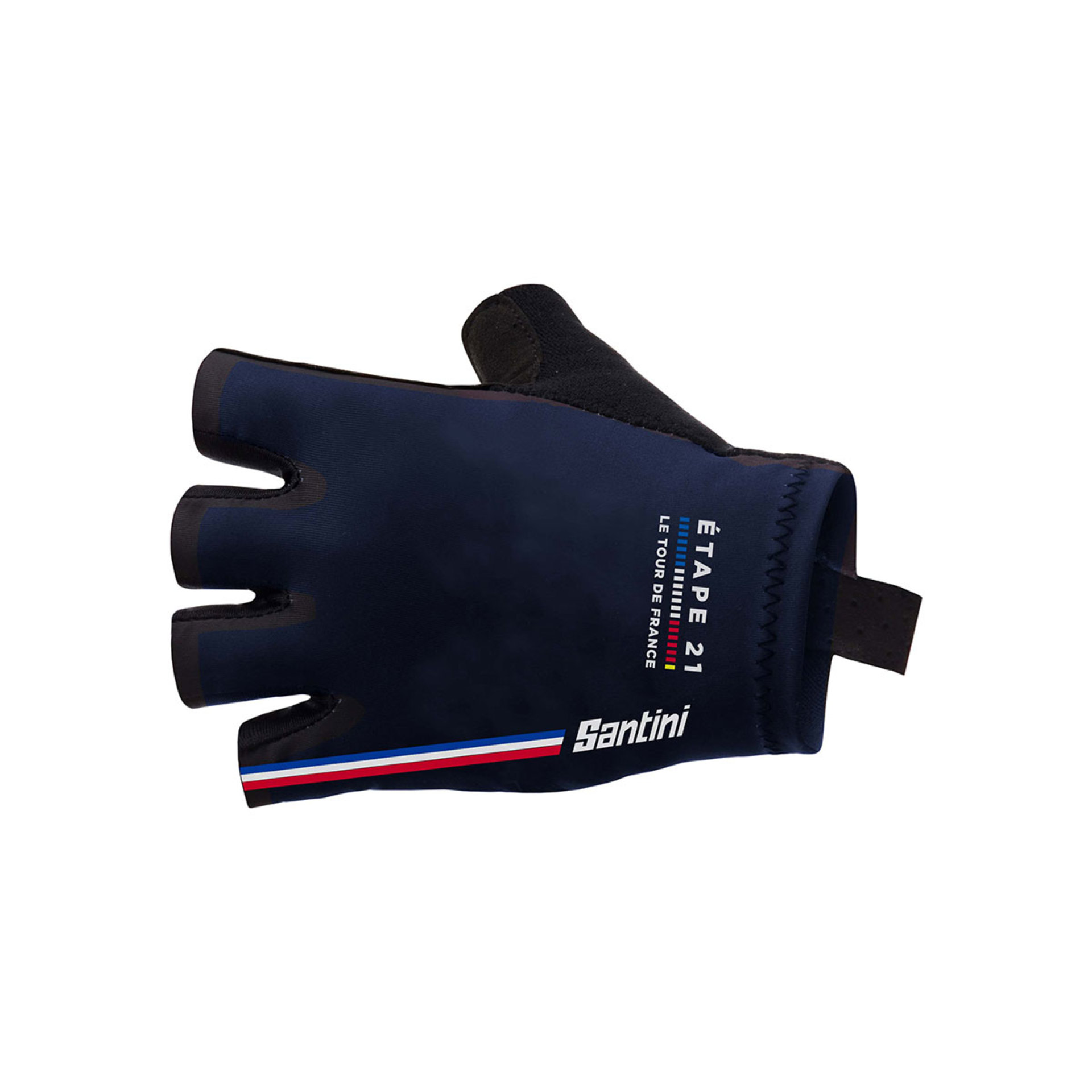 Santini Trionfo Tour de France Fietshandschoenen Donkerblauw