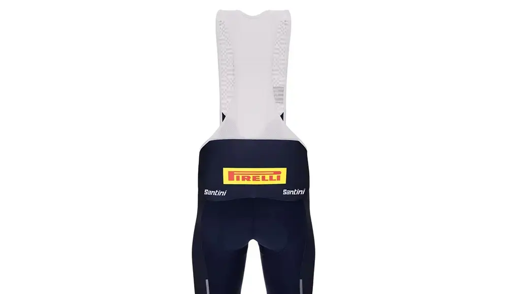 Santini Team Trek Segafredo 2023 Fietsbroek Kort Blauw Heren