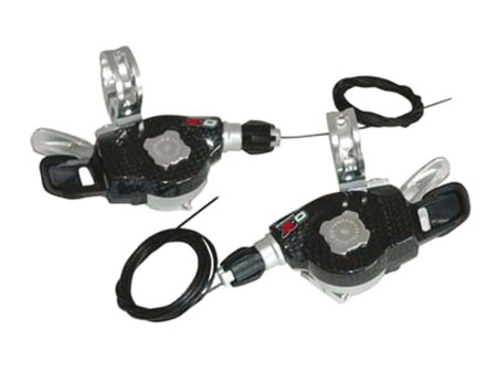 Palancas Cambios Sram X5 Par 3x9, Impulse Technology Negro | Meses sin