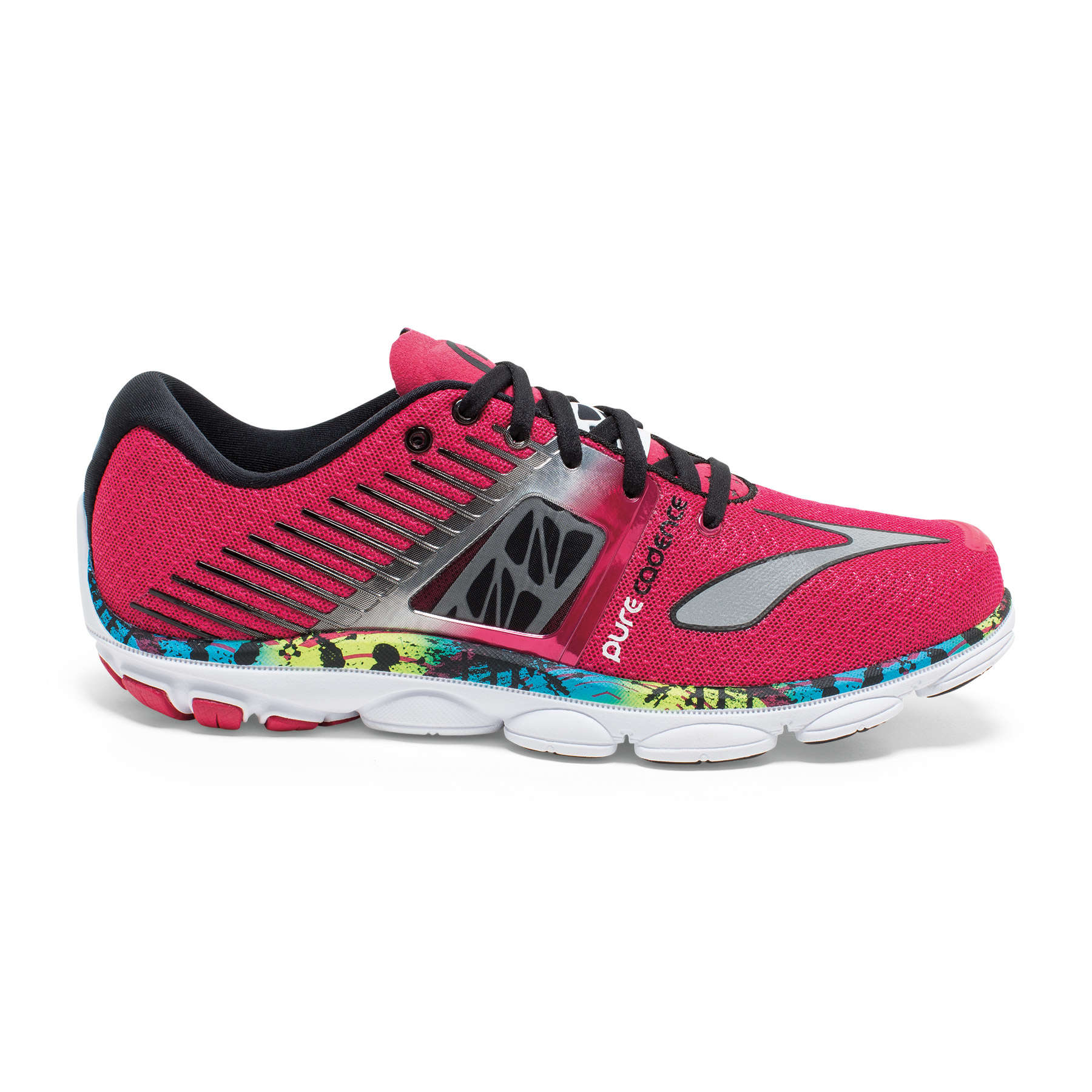 Brooks PureCadence 4 Hardloopschoenen Roze/Zwart Dames