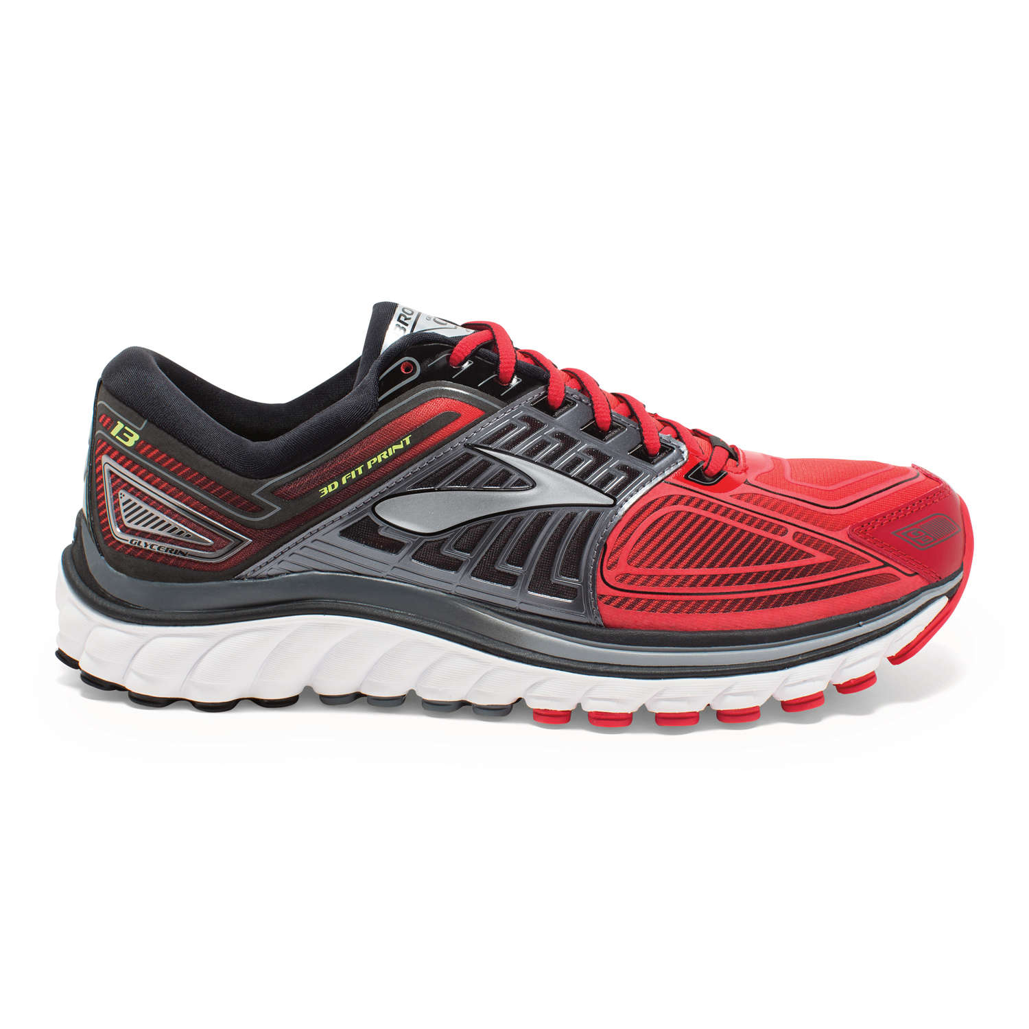 Glycerin 13 Hardloopschoenen Rood Zwart Heren