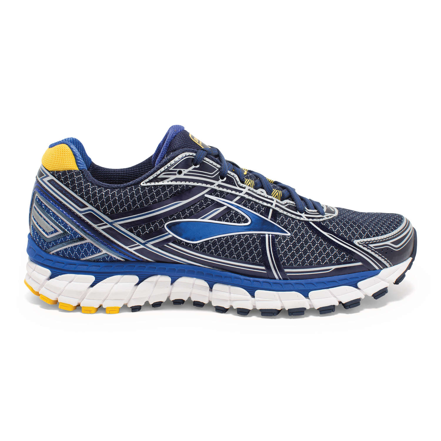 Brooks Defyance 9 Hardloopschoenen Blauw/Geel/Wit Heren