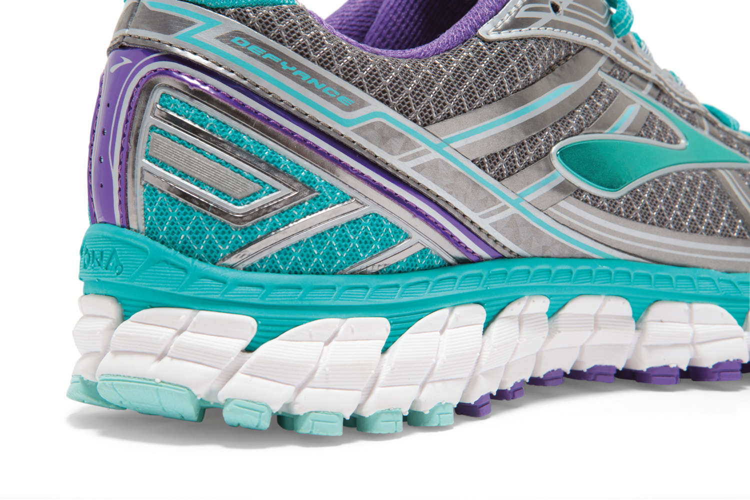 Defyance 9 Hardloopschoenen Grijs Blauw Paars Dames