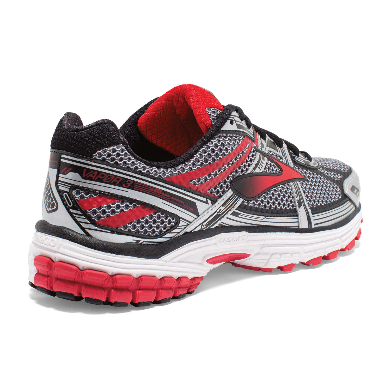 Vapor 3 Hardloopschoenen Grijs Rood Zwart Heren