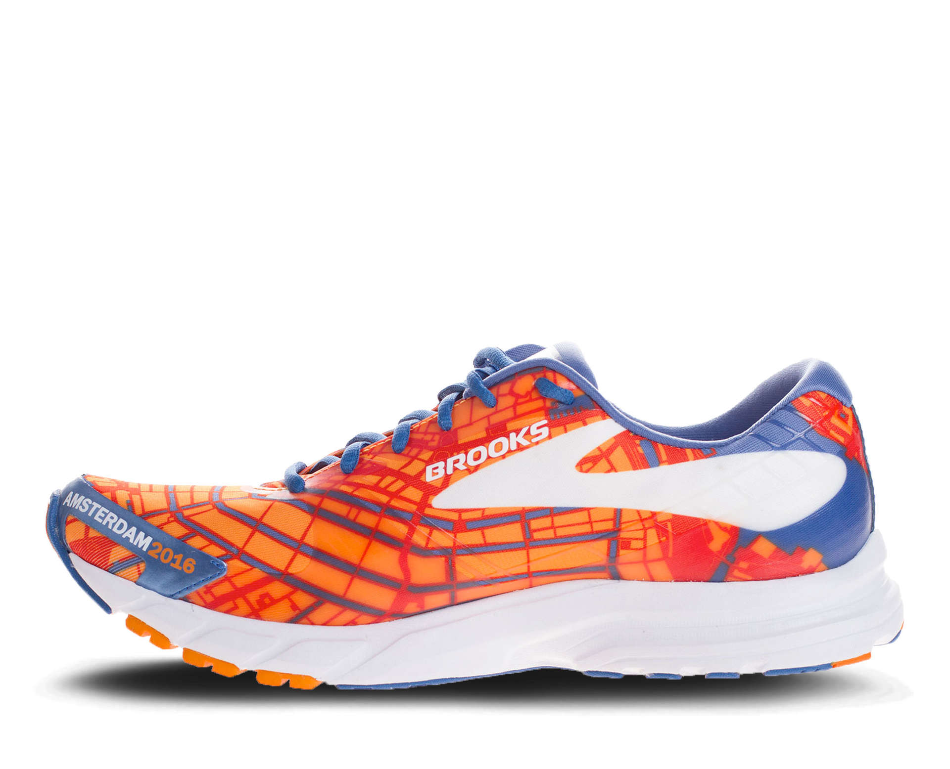 Brooks Launch 3 Amsterdam Limited Edition Hardloopschoenen Rood/Zwart Heren