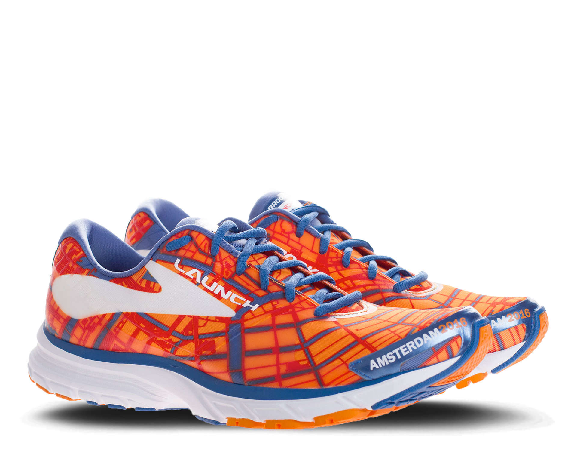 Brooks Launch 3 Amsterdam Limited Edition Hardloopschoenen Rood/Zwart Heren