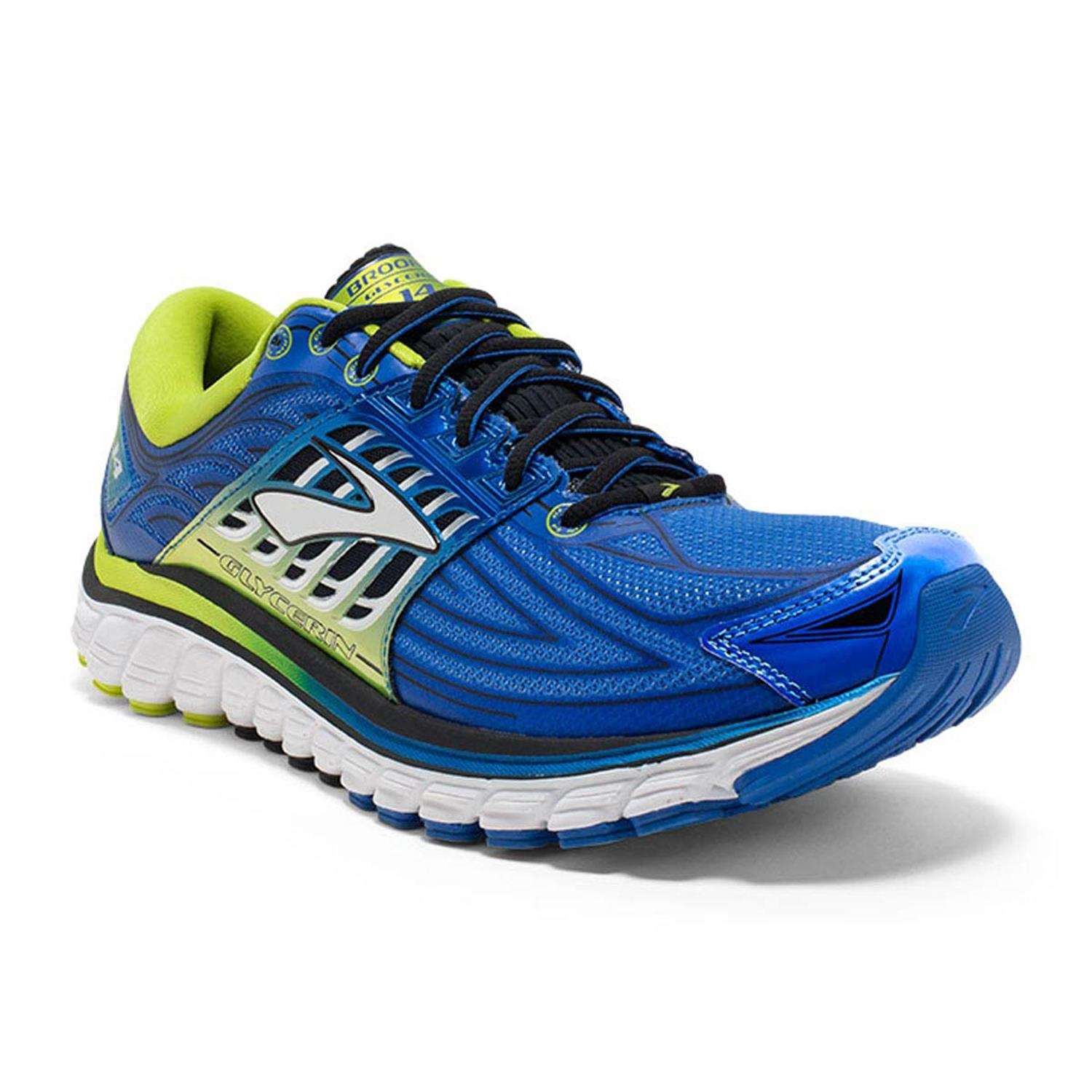 Brooks Glycerin 14 Hardloopschoenen Blauw/Groen/Zwart Heren