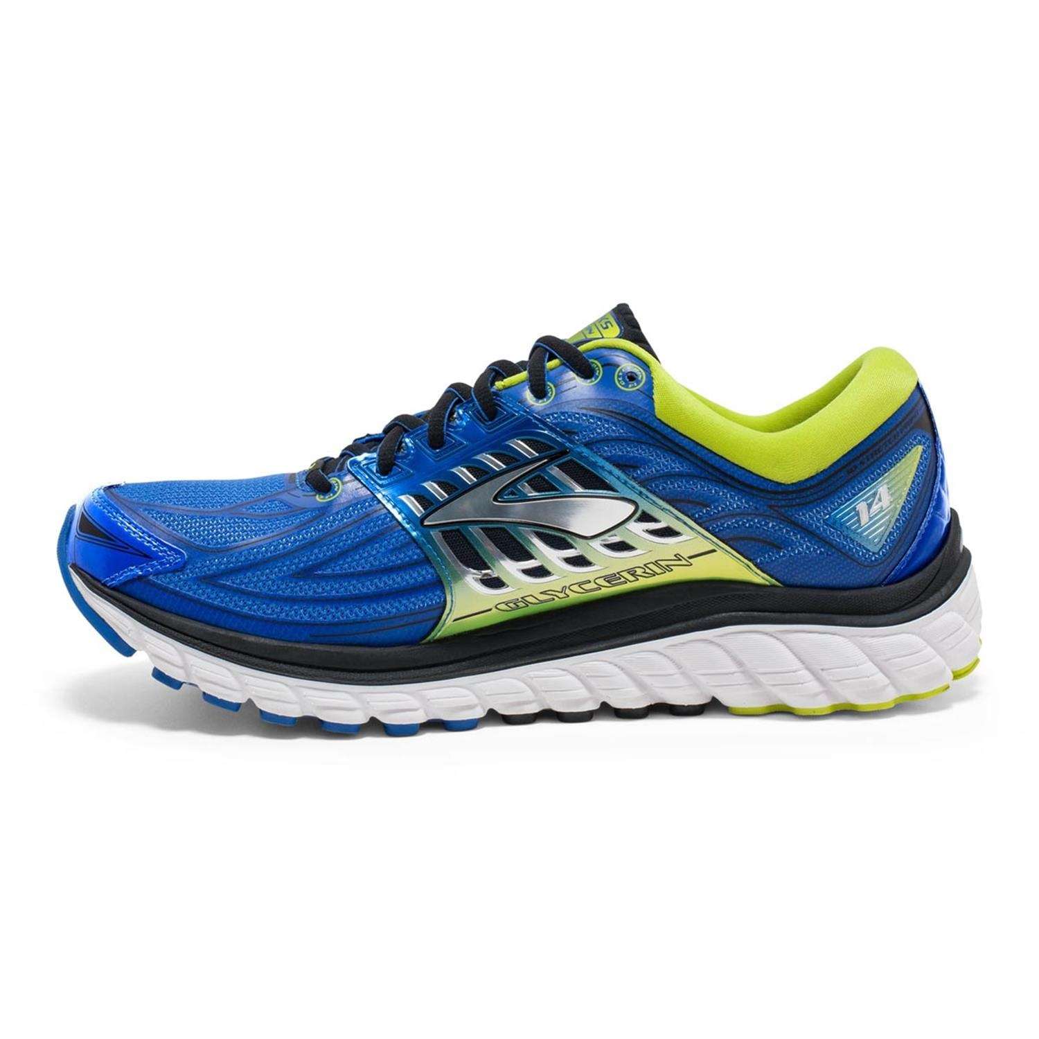 Brooks Glycerin 14 Hardloopschoenen Blauw/Groen/Zwart Heren