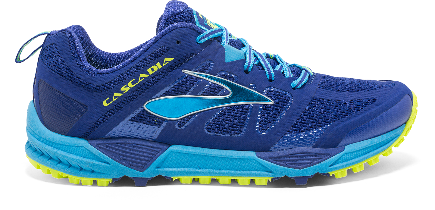 Brooks Cascadia 11 Trail Hardloopschoen Blauw/Geel Dames