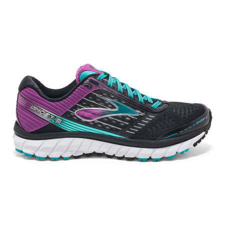 Brooks Ghost 9 Hardloopschoenen Zwart/Paars/Groen Dames