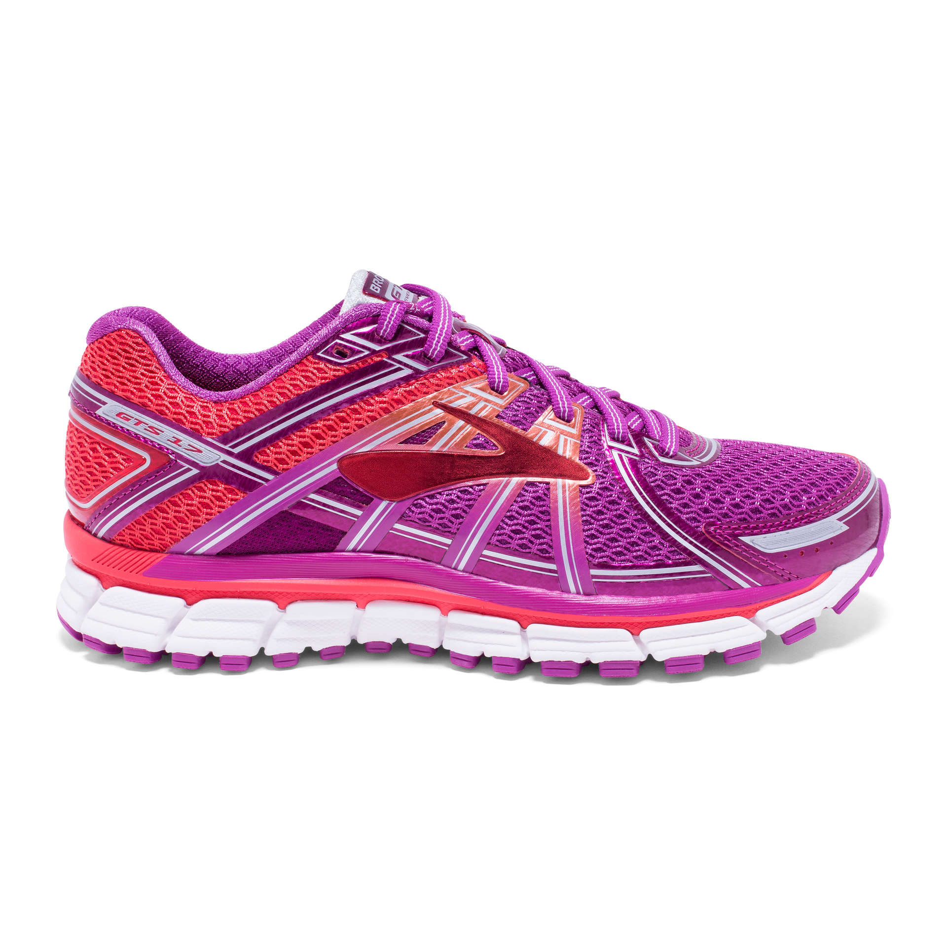 Brooks Adrenaline GTS 17 Hardloopschoenen Paars/Roze Dames