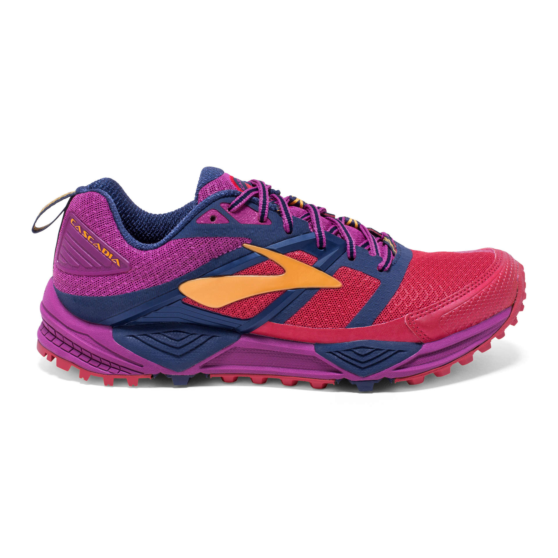 Brooks Cascadia 12 Trail Hardloopschoenen Paars/Roze/Blauw Dames