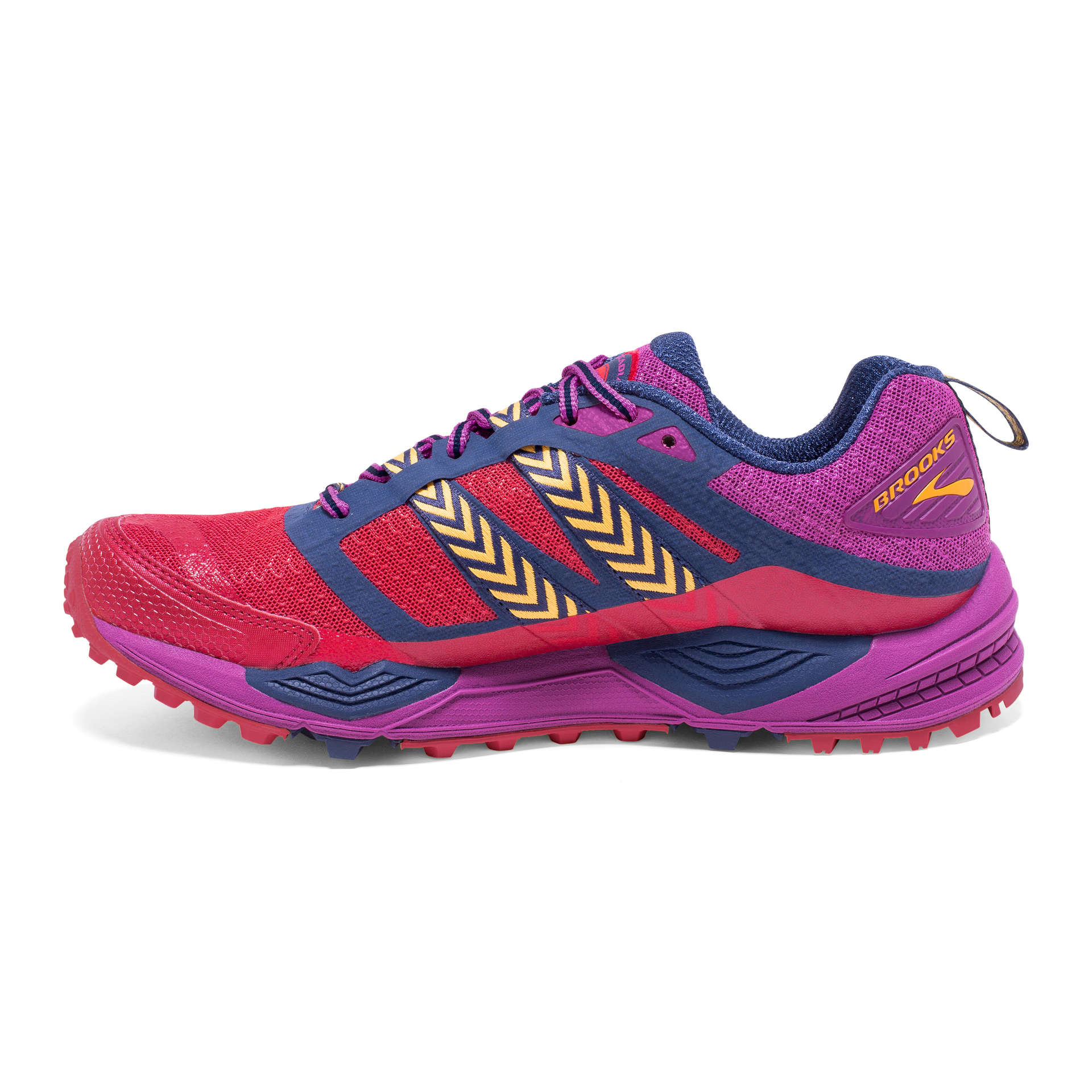 Brooks Cascadia 12 Trail Hardloopschoenen Paars/Roze/Blauw Dames